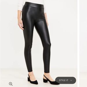 LOFT Faux Leather Leggings